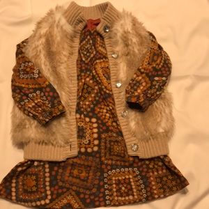 Girls Zara Kids Dress Tunic Flannel